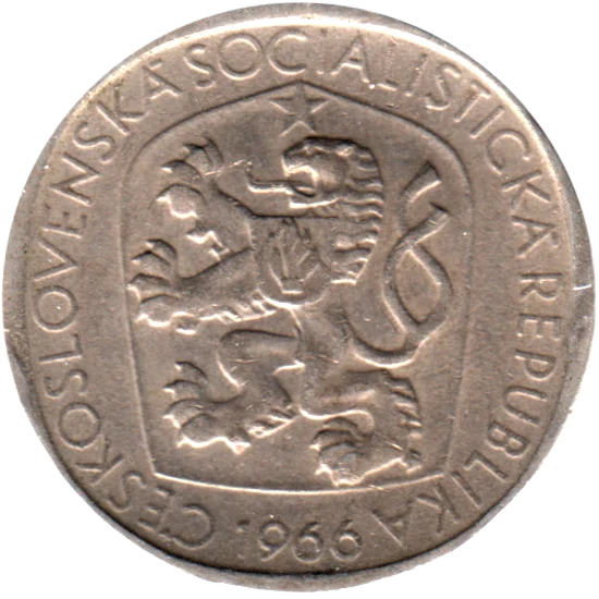 3 Korun, 1966 Obverse