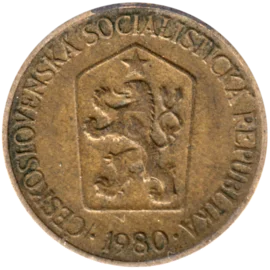 Preview 1 Koruna, 1980 obverse