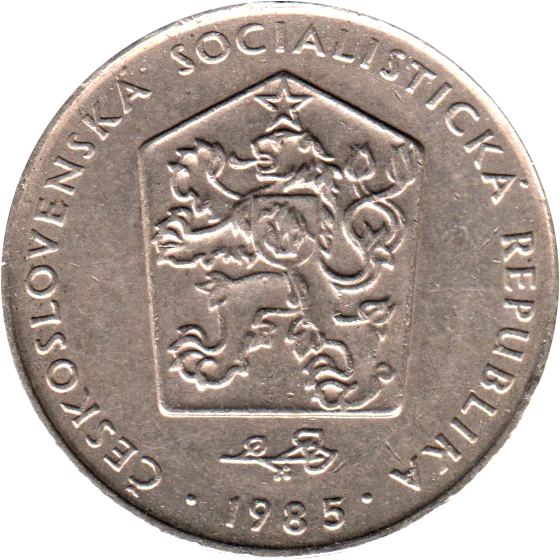 2 Korun, 1985 Obverse