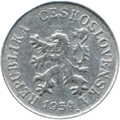 Preview 5 haléřů, 1954 obverse