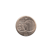Preview 50 haléřů, 1990 reverse