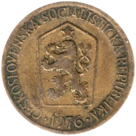 Preview 1 Koruna, 1976 obverse