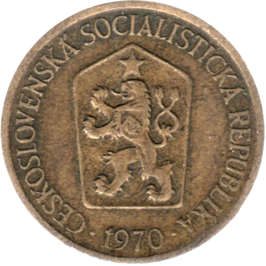 1 Koruna, 1970 Obverse
