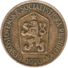 Preview 1 Koruna, 1970 obverse