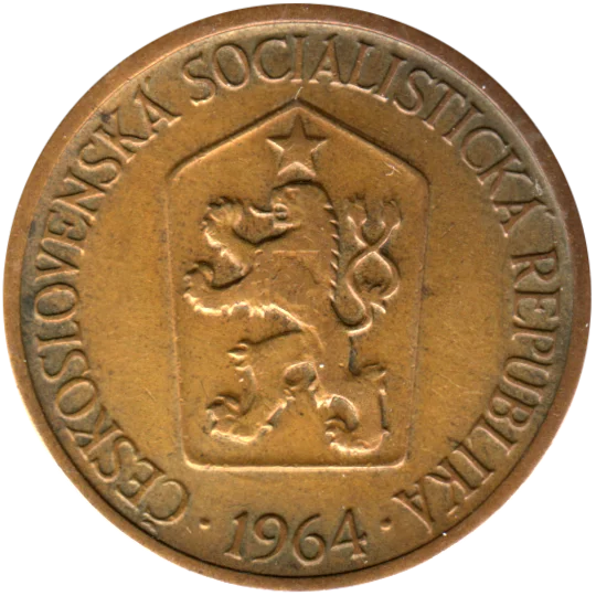 1 Koruna, 1964 Obverse