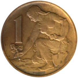 Preview 1 Koruna, 1964 reverse