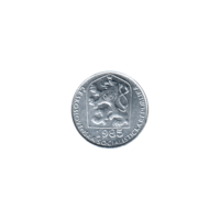 Preview 10 haléřů, 1985 obverse
