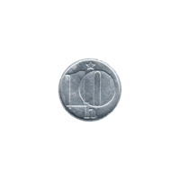 Preview 10 haléřů, 1985 reverse
