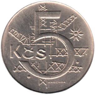 Preview 5 Korun, 1991 reverse