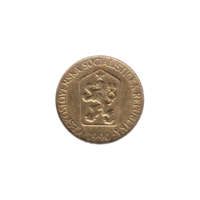 Preview 1 Koruna, 1990 obverse