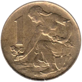 Preview 1 Koruna, 1990 reverse