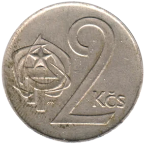 Preview 2 Korun, 1990 reverse