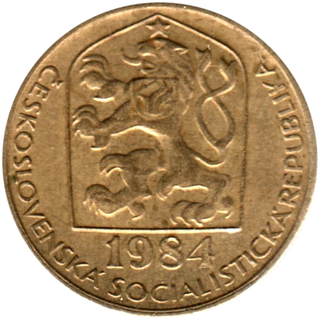20 haléřů, 1984 Obverse