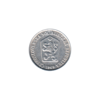 Preview 10 haléřů, 1969 obverse