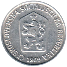 Preview 10 haléřů, 1969 obverse