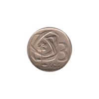 Preview 3 Korun, 1965 reverse
