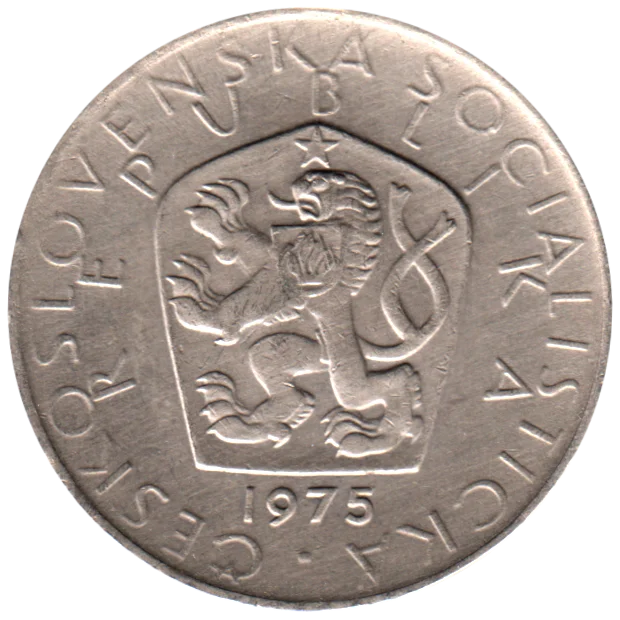 5 Korun, 1975 Obverse