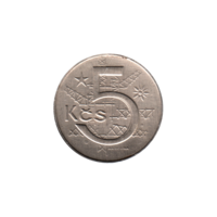 Preview 5 Korun, 1975 reverse