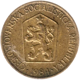 Preview 1 Koruna, 1984 obverse