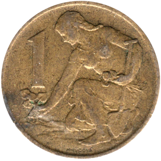 1 Koruna, 1984 Reverse
