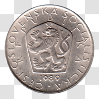 Preview 5 Korun, 1989 obverse