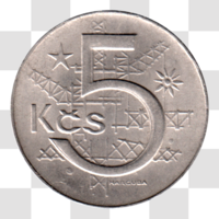 Preview 5 Korun, 1989 reverse