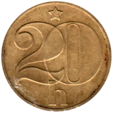 Preview 20 haléřů, 1981 reverse