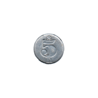 Preview 5 haléřů, 1988 reverse
