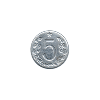 Preview 5 haléřů, 1962 reverse