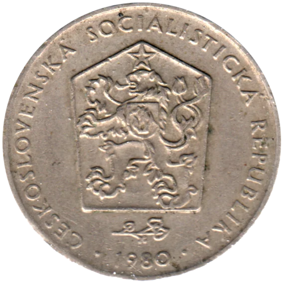 2 Korun, 1980 Obverse