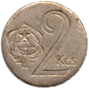 Preview 2 Korun, 1980 reverse