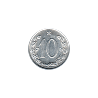 Preview 10 haléřů, 1967 reverse