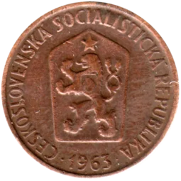 Preview 50 haléřů, 1963 obverse