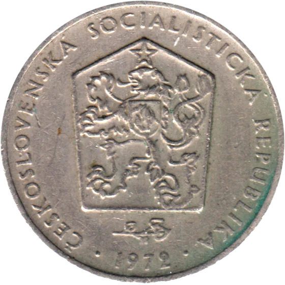 2 Korun, 1972 Obverse