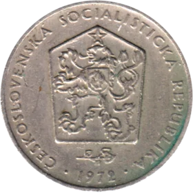 Preview 2 Korun, 1972 obverse