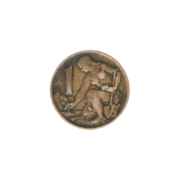 Preview 1 Koruna, 1962 reverse