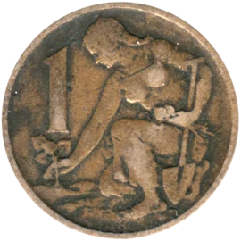 Preview 1 Koruna, 1962 reverse