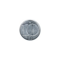 Preview 10 haléřů, 1987 reverse