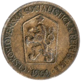 Preview 1 Koruna, 1969 obverse