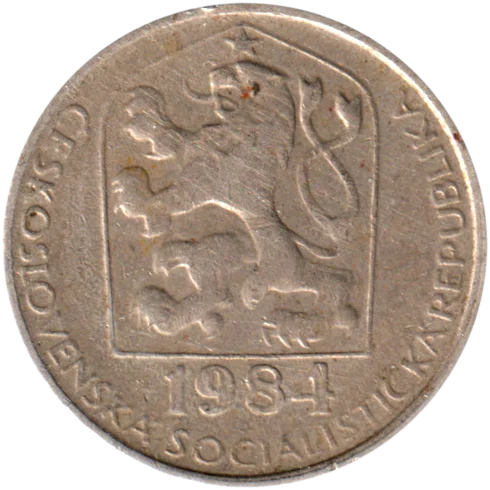 50 haléřů, 1984 Obverse
