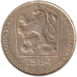 Preview 50 haléřů, 1984 obverse