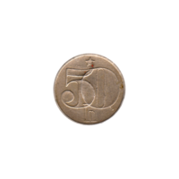 Preview 50 haléřů, 1984 reverse