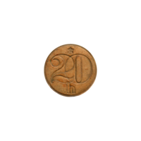 Preview 20 haléřů, 1974 reverse