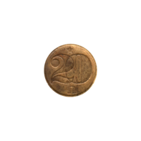 Preview 20 haléřů, 1977 reverse