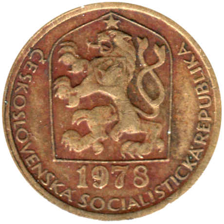 20 haléřů, 1978 Obverse