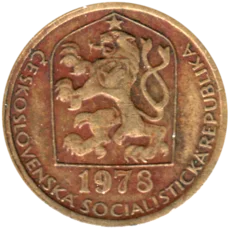 Preview 20 haléřů, 1978 obverse