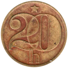 Preview 20 haléřů, 1978 reverse