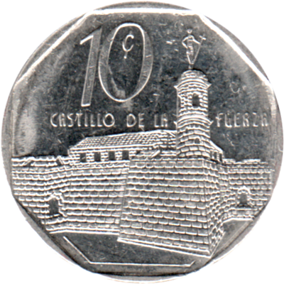 10 centavos, 1996 Reverse