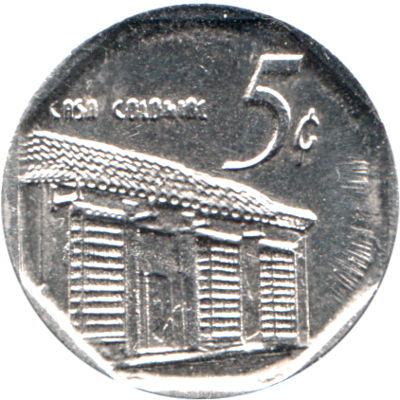 5 centavos, 2016 Reverse