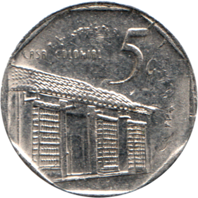 5 centavos, 2000 Reverse